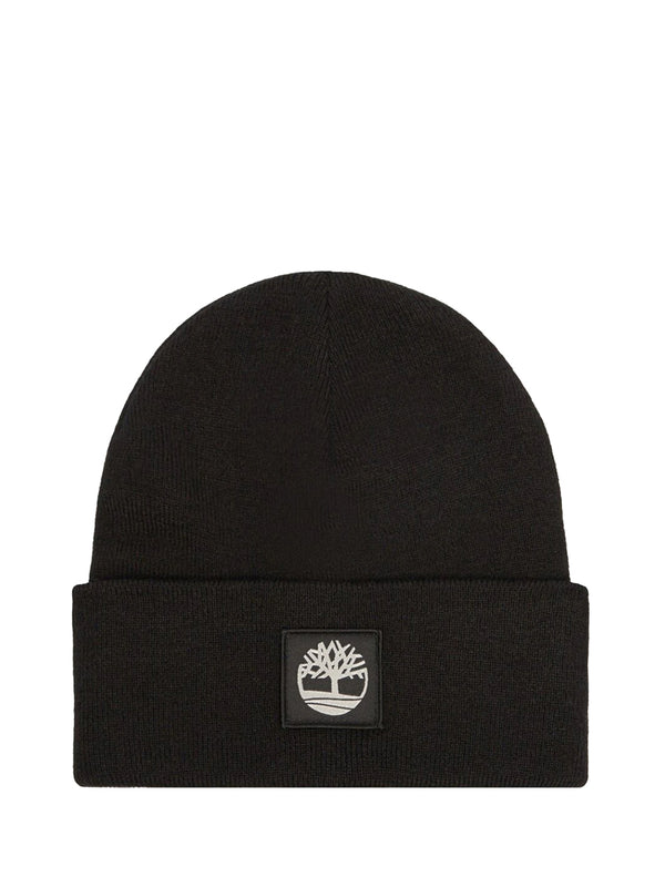 TIMBERLAND Berretto Timberland Con Applicazione Tono su Tono - Nero