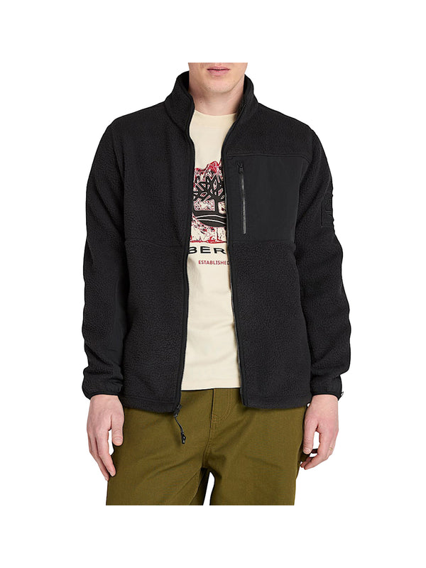 Timberland Giacca Timberland In Pile a Pelo Lungo - Nero