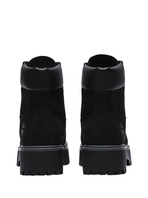 TIMBERLAND Polacchini Timberland Impermeabile con Plateau Stone Street 6-Inch da Donna in colore nero