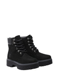 TIMBERLAND Polacchini Timberland Impermeabile con Plateau Stone Street 6-Inch da Donna in colore nero