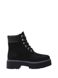 TIMBERLAND Polacchini Timberland Impermeabile con Plateau Stone Street 6-Inch da Donna in colore nero