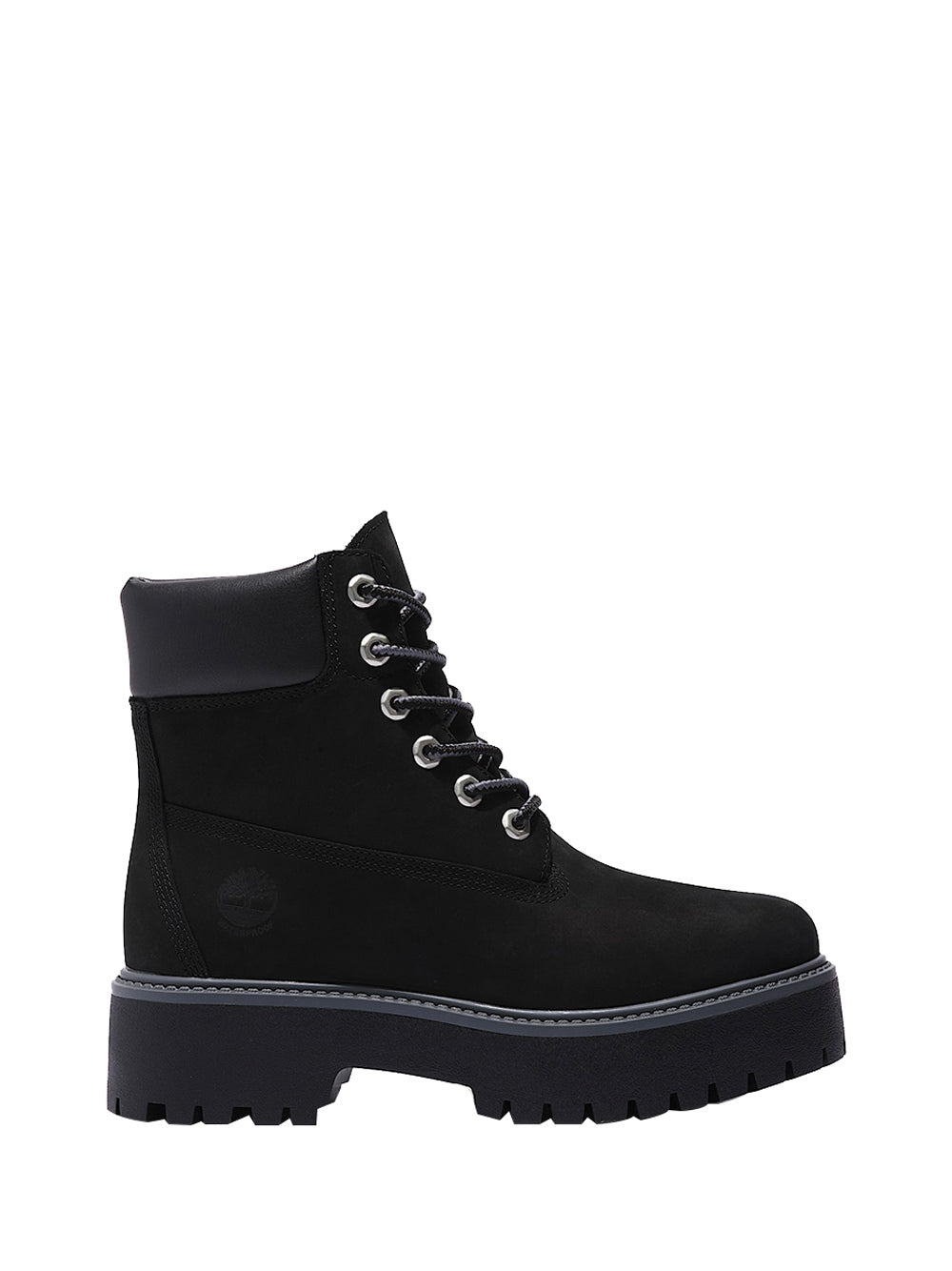 Timberland Polacchini Timberland Impermeabile con Plateau Stone Street 6-Inch da Donna in colore nero