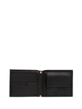 TOMMY HILFIGER 1USCITA Portafoglio Th Flag Cc And Coin - Nero