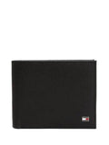 TOMMY HILFIGER 1USCITA Portafoglio Th Flag Cc And Coin - Nero