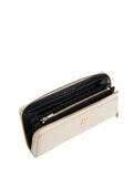 TOMMY HILFIGER 1USCITA Portafoglio Con Cerniera E Placca Monogramma - Beige