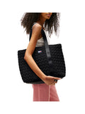 TOMMY HILFIGER 1USCITA Borsa A Tracolla Tjw Urban Quilted Tote - Nero