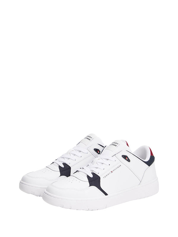 TOMMY HILFIGER 1USCITA Sneakers Th Basket Core Lite Uomo - Bianco