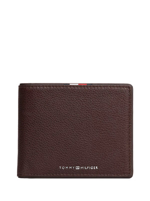 TOMMY HILFIGER 2USCITA Portafogli Tommy Hilfiger Corporate In Pelle Marrone