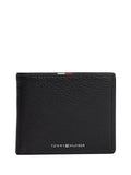 TOMMY HILFIGER 2USCITA Portafogli Tommy Hilfiger bifold Corporate in pelle Nero