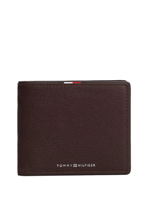 TOMMY HILFIGER 2USCITA Portafogli Tommy Hilfiger Bifold Corporate In Pelle - Marrone