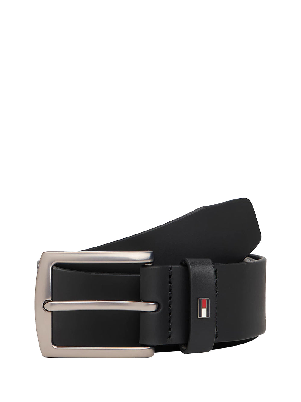 TOMMY HILFIGER 2USCITA Cintura Tommy Hilfigier Denton In Pelle - Nero