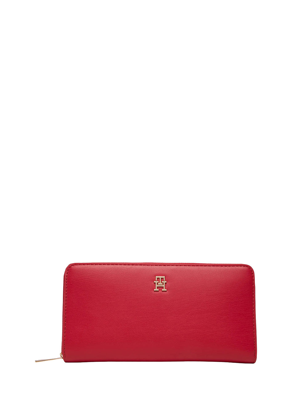 TOMMY HILFIGER 2USCITA Portafoglio Hilfiger Icon Con Zip - Rosso