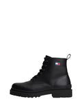 TOMMY HILFIGER 2USCITA Anfibi Tommy Hilfiger Tjm Lace Up Rubberiz Nero