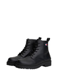 TOMMY HILFIGER 2USCITA Anfibi Tommy Hilfiger Tjm Lace Up Rubberiz Nero