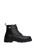 TOMMY HILFIGER 2USCITA Anfibi Tommy Hilfiger Tjm Lace Up Rubberiz Nero