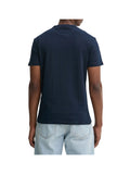 TOMMY JEANS 1USCITA T-shirt con distintivo Tommy tono su tono Navy