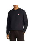 TOMMY JEANS 1USCITA Felpa Tjm Reg Badge Crew E - Nero