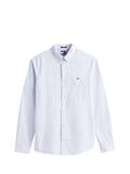 TOMMY JEANS 1USCITA Camicia Oxford Regular Fit Button Down - Azzurro
