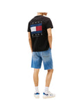 TOMMY JEANS 1USCITA T-Shirt Con Logo Bandierina Sul Retro - Nero
