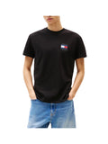 TOMMY JEANS 1USCITA T-Shirt Con Logo Bandierina Sul Retro - Nero