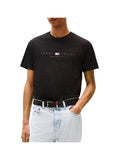 TOMMY JEANS 1USCITA T-Shirt Tjm Reg Flag Linear - Nero