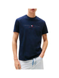 TOMMY JEANS 1USCITA T-Shirt Tjm Reg Flag Linear - Blu