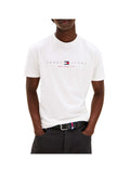 Tommy Jeans T-Shirt Tjm Reg Flag Linear - Bianco