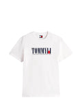 TOMMY JEANS 1USCITA T-Shirt Tjm Reg Tommy Dna Fl - Bianco