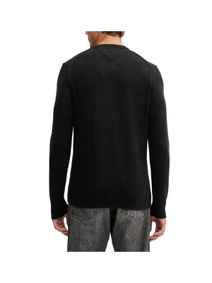 TOMMY JEANS 2USCITA Tommy Hilfiger Maglia Tjm Slim Ess Nero