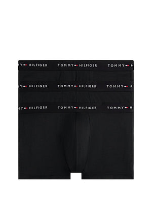 TOMMY UNDERWEAR 3 Pack Tommy Hilfiger Boxer Aderenti Signature In Microfibra - Nero