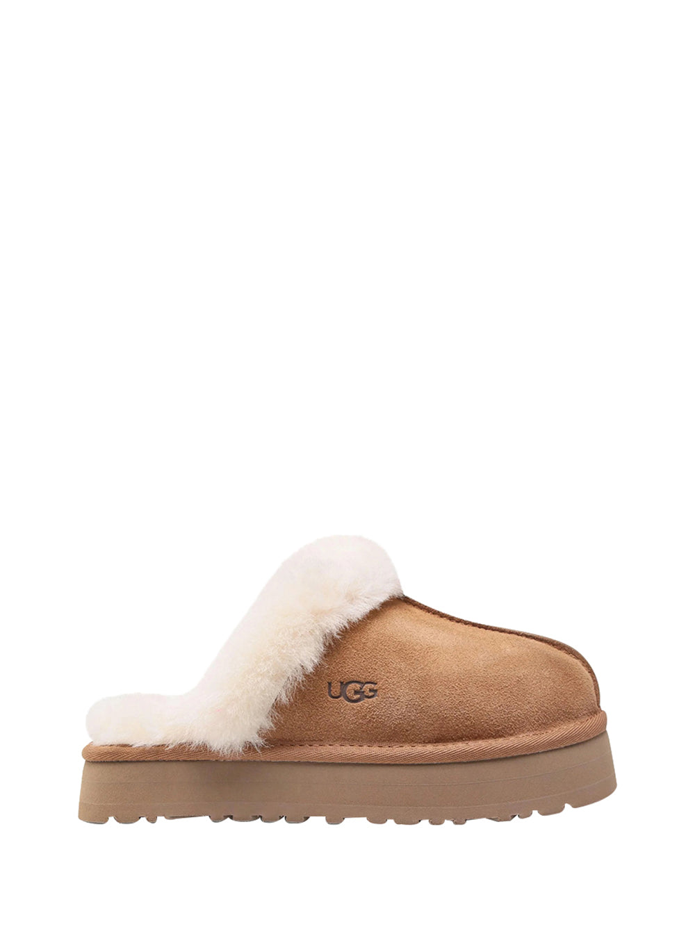 UGG Ciabatte Disquette Donna - Chestnut