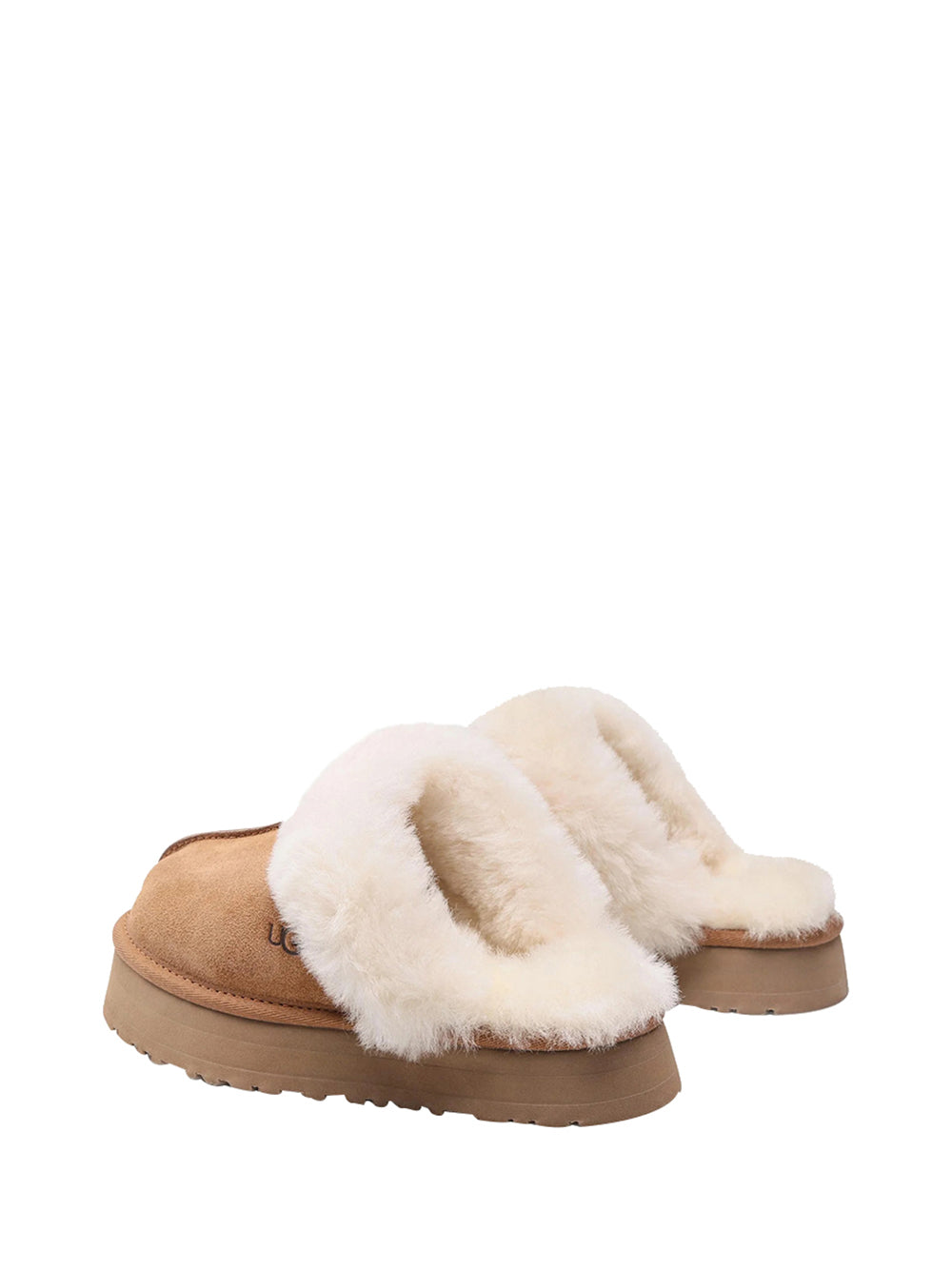 UGG Ciabatte Disquette Donna - Chestnut