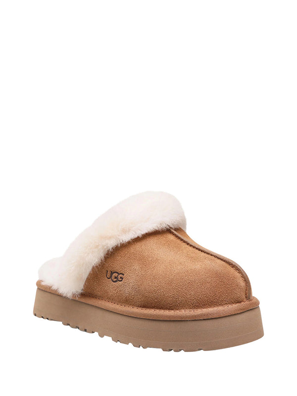 UGG Ciabatte Disquette Donna - Chestnut