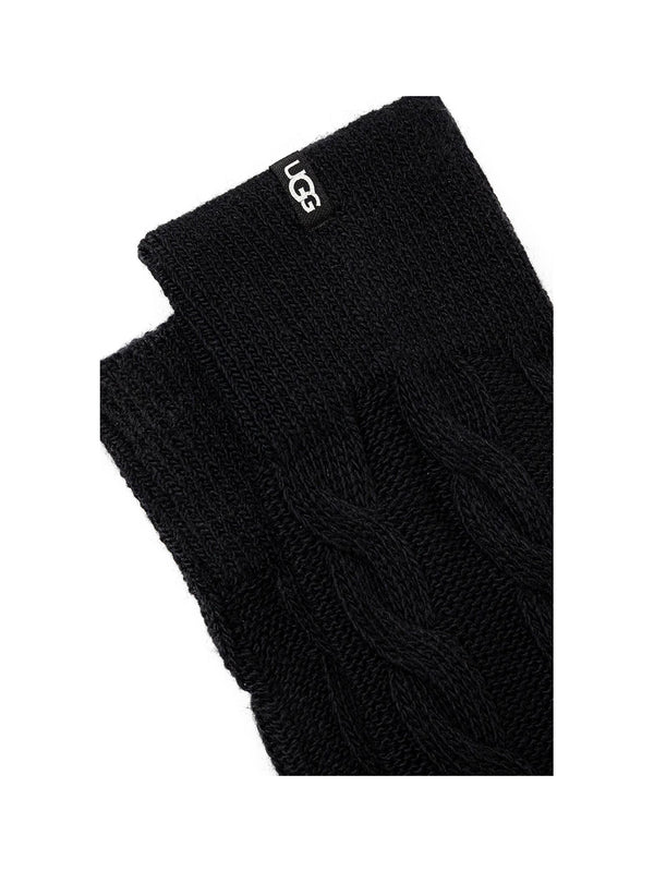 UGG Calzini Ugg Alla Coscia In Maglia A Trecce Zanika - Nero