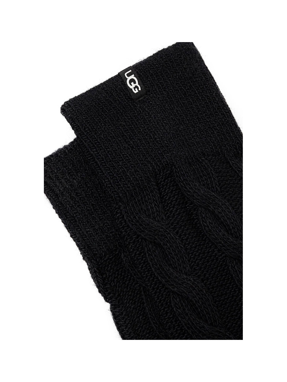 Ugg Calzini Ugg Alla Coscia In Maglia A Trecce Zanika - Nero