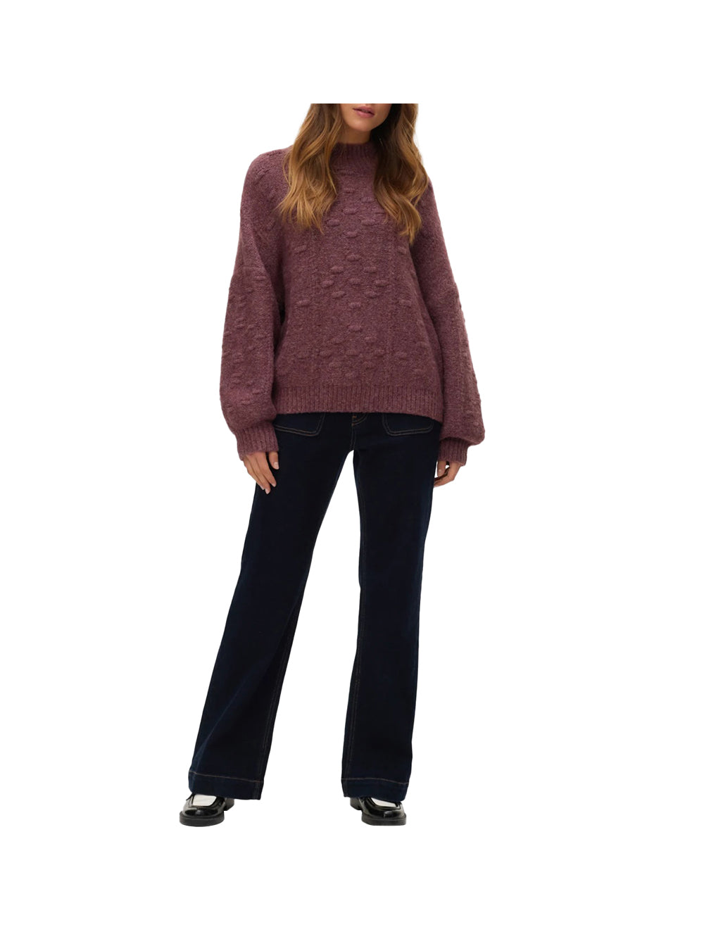 VERO MODA STC Maglione Vmkaia Vero Moda - Bordeaux