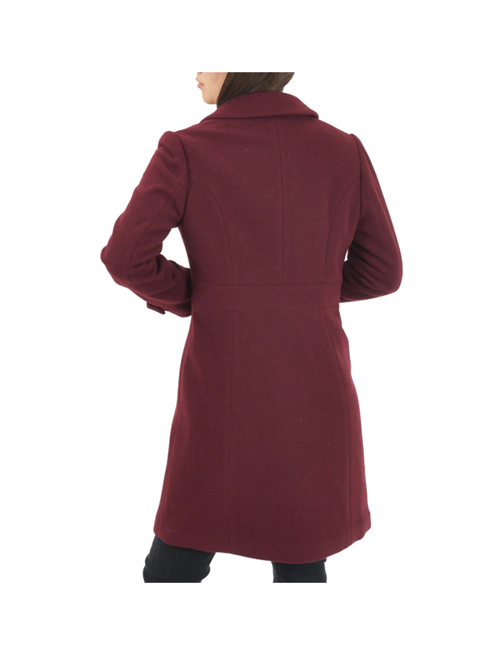 YES ZEE STC Cappotto Doppiopetto Yes Zee - Bordeaux