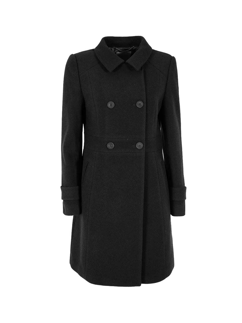 YES ZEE STC Cappotto Doppiopetto Yes Zee - Nero