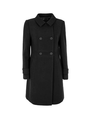 YES ZEE STC Cappotto Doppiopetto Yes Zee - Nero