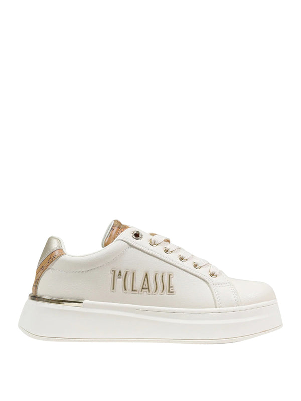 2 PRIMA CLASSE Sneakers Alviero Martini Platform - Crema
