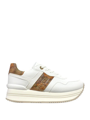 2 PRIMA CLASSE Sneakers Alviero Martini - Bianco/Geo Beige