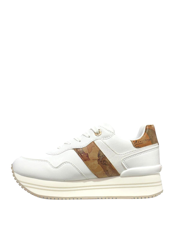 2 PRIMA CLASSE Sneakers Alviero Martini - Bianco/Geo Beige