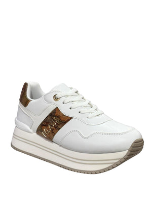 2 PRIMA CLASSE Sneakers Alviero Martini - Bianco/Geo Beige
