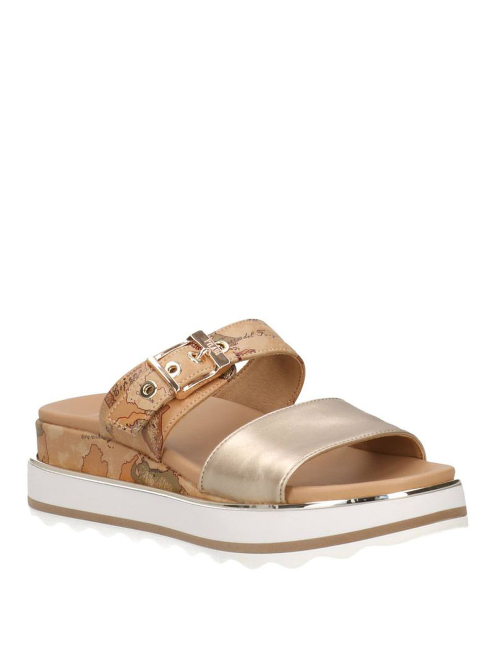 2 PRIMA CLASSE Sandalo Alviero Martini - Geo Beige/Platino