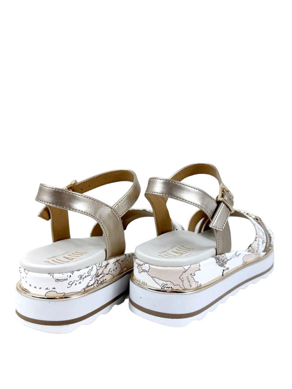 2 PRIMA CLASSE Sandalo Alviero Martini - Latte/Platino