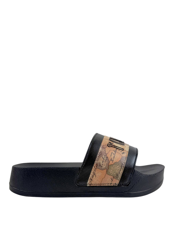 2 PRIMA CLASSE Ciabatte Alviero Martini - Geo Beige/Nero