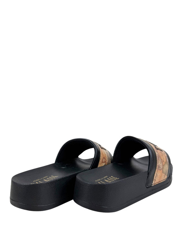 2 PRIMA CLASSE Ciabatte Alviero Martini - Geo Beige/Nero