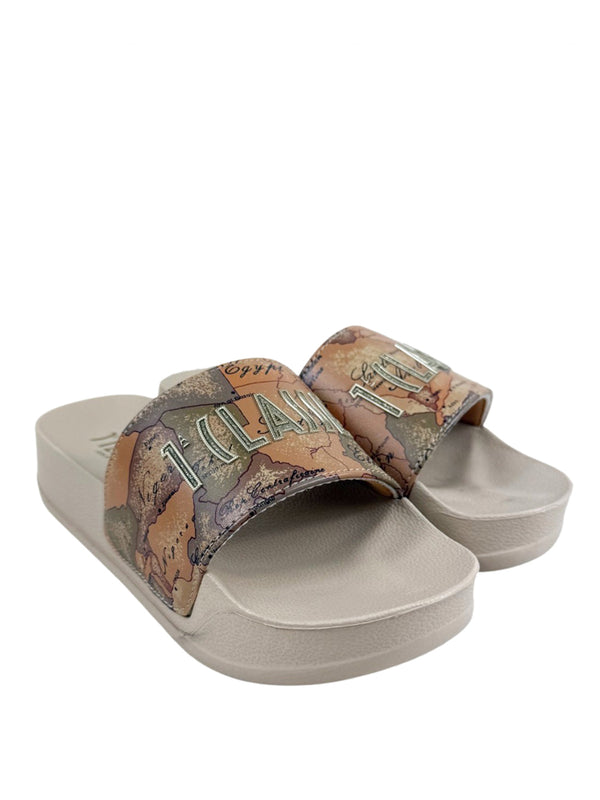 2 PRIMA CLASSE Ciabatte Alviero Martini - Geo Beige