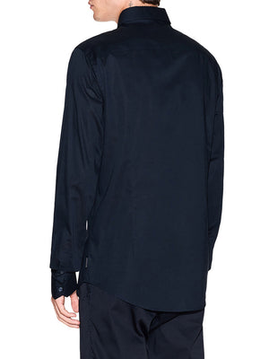 Armani Exchange Camicia Uomo - Blu