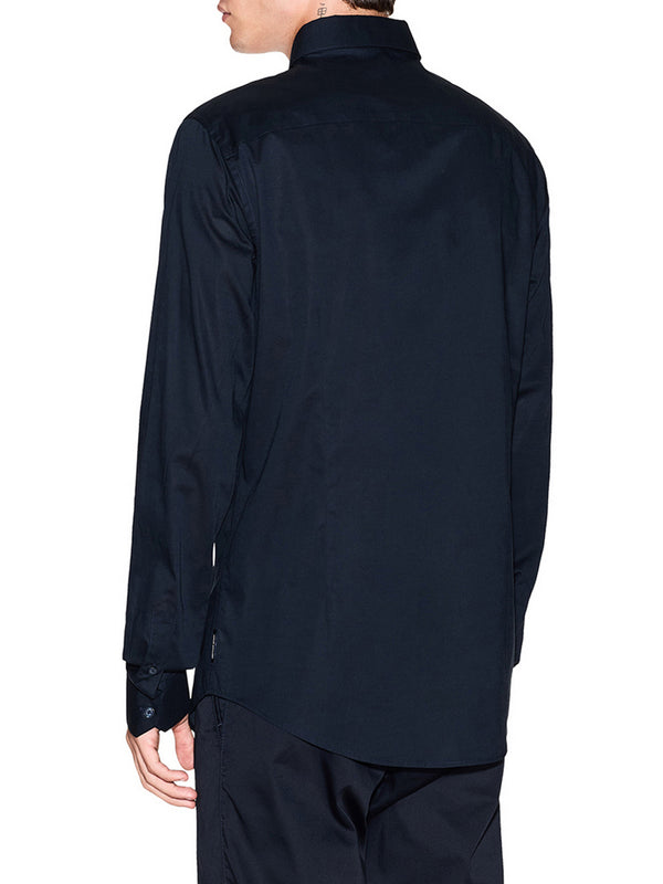Armani Exchange Camicia Uomo - Blu